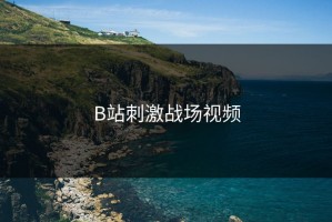 B站刺激战场视频