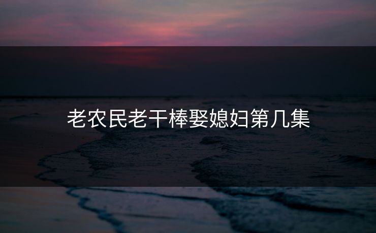 老农民老干棒娶媳妇第几集